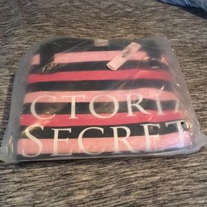 Victoria’s Secret pink & black stripe tote NIP NWT